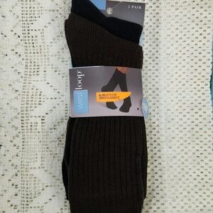 🦋 West Loop Men's Black Dress Socks - 2 Pair